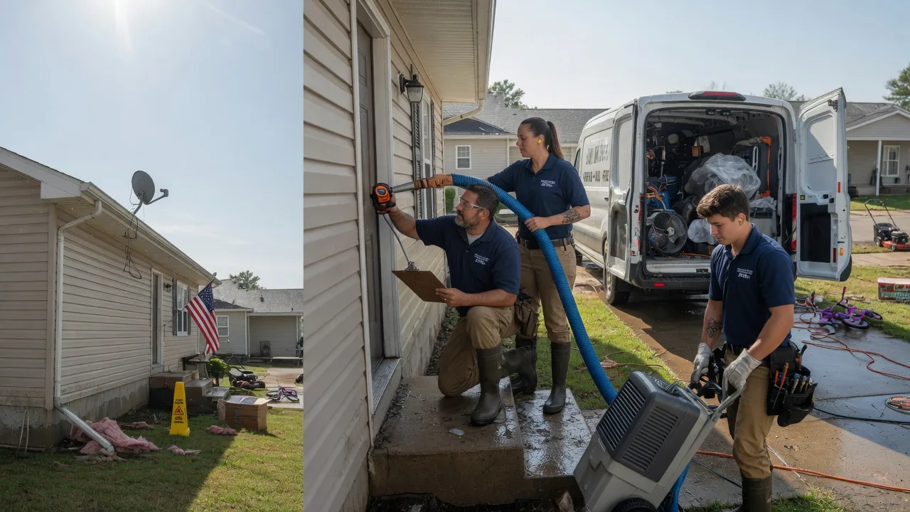 Ceiling Water Damage Restoration in Coolidge, TX near me